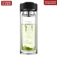 特美刻(TOMIC) TG9502G 360ml 双层玻璃杯 (计价单位:个) 黑色