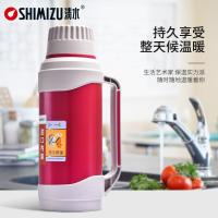 清水(SHIMIZU) SM-3331-200 2L不锈钢 进口玻璃内胆开水瓶 保温瓶 (计价单位:个) 钢本红