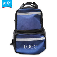 理联 LN-NS016 双肩多功能工具包帆布大号电脑背包电工包 (计价单位:个) 蓝黑色