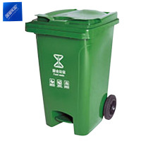 安居先森 100L 03系款 分类垃圾桶脚踏款 (计价单位:个) 绿色