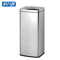 科力邦(Kelibang) KB1090 30L(方形无盖)砂钢 垃圾桶 (计价单位:个) 不锈钢色