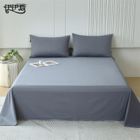 伊伊爱 TJ0KL02302076 160*230cm全棉磨毛单品床单床单床笠1.00件/条(计价单位:条) 蓝灰色