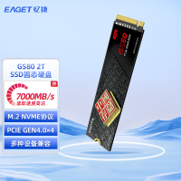 忆捷(EAGET) GS80-2TB M.2接口PCIe 4.0 x4长江存储晶圆 国产TLC颗粒 SSD固态硬盘 (计