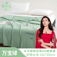 东纺拾光 DF3005-01 150*200cm冰冰棉棉双感AB面夏被 被子 1.00 件/条 (计价单位:条) 万宝
