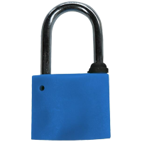 辉华千禧兔 HHQXT-65 35mm梅花塑钢 挂锁 1.00 个/把 (计价单位:把) 蓝色通用型