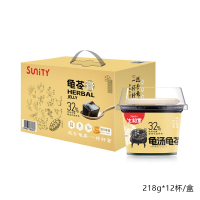 生和堂 32%龟汤龟苓膏 返朴龟真 218g*12杯/盒礼盒装