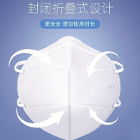 赛仁N95一次性口罩独立包装白色50只/盒(只)