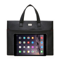 斯莫尔(SIMOER)SL-526A皮革男士公文包手提包商务休闲PU皮包文件包收纳袋资料袋厂家定制可印刷