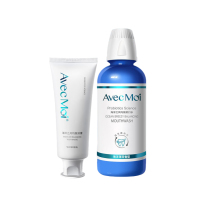 AVEC MOI益生菌海洋之风牙膏100g*1+漱口水473ml*1 FZ-023