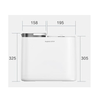 佳帮手将军肚二代小盖滤茶垃圾桶-简配版 JBS-LJT-CFE1-JGY