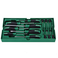 世达(SATA)工具托组套-13件螺丝批-09913-十字一字微型螺丝刀起子套装 13件 09913 (计价单位:套)