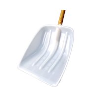 冰禹 农用工具塑料锹 除雪铲 推雪板 大号 白色 长460mm 宽420mm 含柄 BYP-04 (计价单位:个)