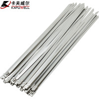 卡夫威尔 自锁式304不锈钢扎带扎线园林户外船用捆绑固定线缆收紧 OT3197 (计价单位:包)