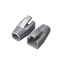 山泽(SAMZHE)水晶头保护套 内径6.5mm 50个装 超五类六类5/6类网线RJ45电脑网络护套 灰色 HT602 (计价单位:包)