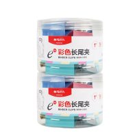 晨光长尾夹Eplus50mm(筒装)彩色ABS92738 1#[2筒]