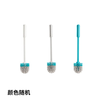茶花 洁境马桶刷子无死角家用壁挂洗厕所卫生间蹲坑长柄洁厕刷 1只装