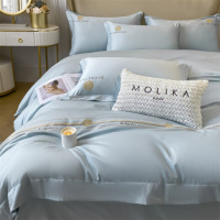 三极户外(Tri-Polar) TP2699长绒棉60支刺绣全棉四件套1.5/1.8m床单款(被套200*230/床单2