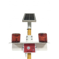 奔冲 BC126 额定功率:1W 电池电压:1.2V 闪光频率:±75次/分钟 IP67 续航30h LED 声光警示灯