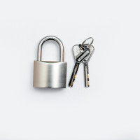 金岳 薄BR40MM 40*18*62 拉丝镍叶片通 挂锁 1.00 个/把 (计价单位:把) 银色