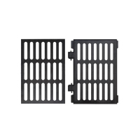 亮电下水道沟盖板井盖雨水篦子下水加厚重型排水沟盖板格栅0.6米*0.9米2块