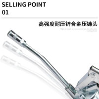 世达(SATA)合金压铸头专业级手动黄油枪 400CC 97202