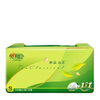 心相印 DT15130茶语抽取式抽纸纸巾3层130抽6包/提