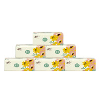 清风繁花系列 AR36TMSX2 2层150抽6包装软抽纸190*132mm(单位:包)