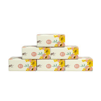 清风繁花系列 AR62TMS3 3层100抽6连包软抽纸 170*118mm(单位:包)