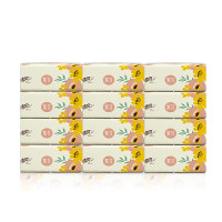 清风繁花系列 AR62TMS3X2 3层100抽12包装软抽纸 170*118mm(单位:包)