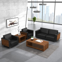 兰冉 LR-ST-869 办公室会客沙发组合 西皮 1+1+3