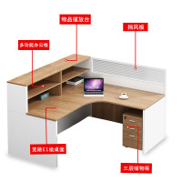 美轩戈(meixuange)职员桌工位屏风隔断卡位电脑桌办公家具财务办公桌椅组合