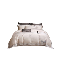 婵思 TJGQX02000573 220*240cm 100支澳棉磨毛绣花床上四件套 (计价单位:套) 格桑