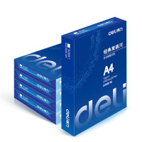 得力(deli) 7455 经典莱茵河 70克A4 500张/包 复印纸 (计价单位:包) 白
