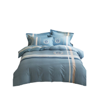 婵思 TJ0MB02201575 220*240cm 伯克利系列 纯棉加密 条纹四件套 (计价单位:套)