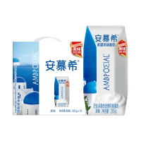 伊利安慕希希腊风味早餐酸奶原味205g*12盒 礼盒装