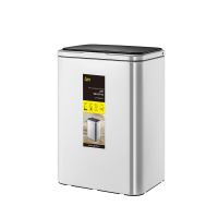 秦泰(Cqint) QTTRASH-01 6L 不锈钢感应 垃圾桶 (计价单位:个) 银色