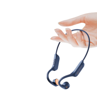 爱国者 骨传导蓝牙运动耳机 IP56级防尘防水 骑行跑步挂耳 超长续航 G03藏蓝色