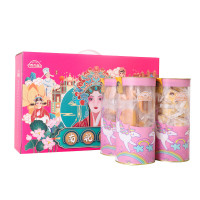 西点港 澳门特产传统礼盒礼包伴手礼送礼佳品 澳门手信国潮礼盒1229g