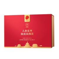 同仁堂品牌 时养同源系列北京同仁堂人参姜枣陈皮玫瑰茶24罐礼盒女性养生滋补茶礼盒