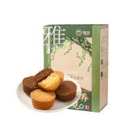 雅觅 黄油蕾丝曲奇双拼饼干 休闲零食办公室糕点点心追剧解馋中式小吃 [原味+巧克力] 200g