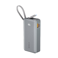 宜客莱(ECOLA) CH625BL 迷你口袋式自带线充电宝10000毫安 双向快充带数显(计价单位:个)冰湖蓝