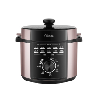 美的(Midea)电压力锅 5L 简易操作 旋钮 一锅双胆 1000W 超市同款 MY-E501 YLE5