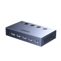 绿联HDMI 55498 画面分割器4K高清四进一出切换分屏视频拼接4进1出 游戏监控摄像头电脑接显示器屏幕