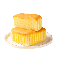 神探伍伍 戚风蛋糕面包整箱早餐0添加蔗糖零食小吃办公室点心休闲食品400g*2盒