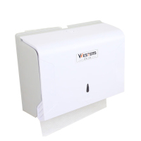 亮电 西亚斯防水医院擦手纸盒免打孔挂壁式酒店手纸盒(计价单位:个)白色