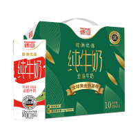 德亚(Weidendorf) 欧洲优选(黄金奶源带)全脂牛奶200ml*10盒 礼盒装
