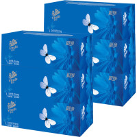 维达(Vinda) 硬盒装抽纸 200抽 大号L码 3盒/提(计价单位:提)