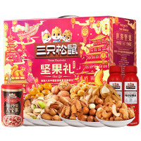 三只松鼠 坚果炒货干果零食小吃坚果礼盒团购送礼FX 红运-坚果零食2456g