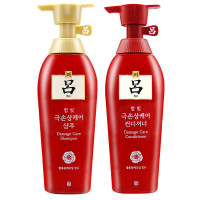 红吕洗发水护发素含光耀护营润修护套装400ml+400ml