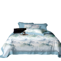 faunen芳恩FN-Z8065墨韵全棉磨毛四件套